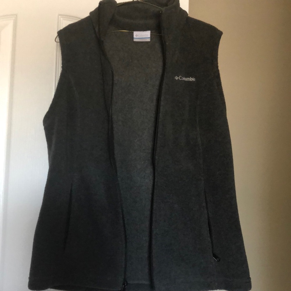 Columbia fleece vest jacket